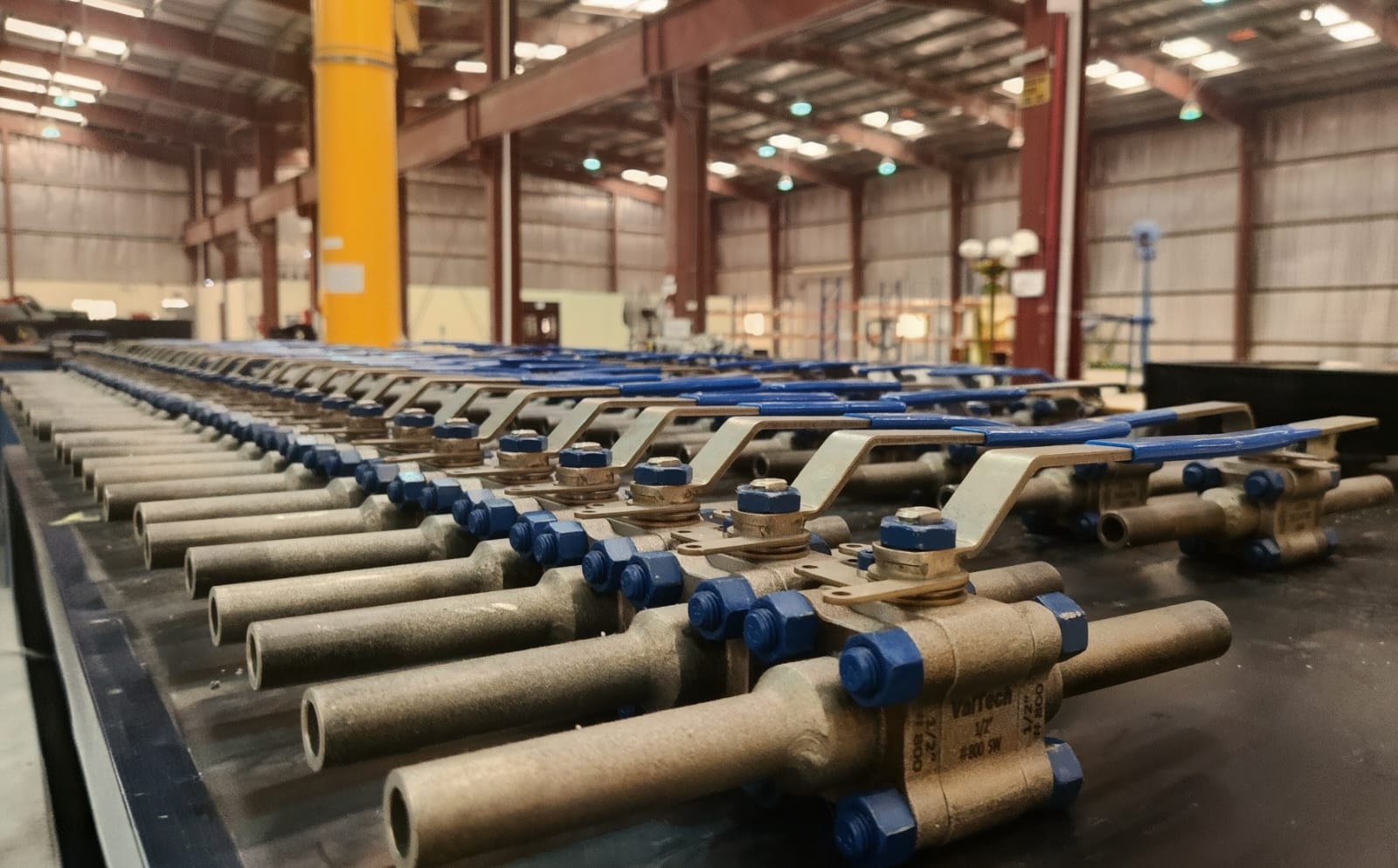 Assembled ball valves